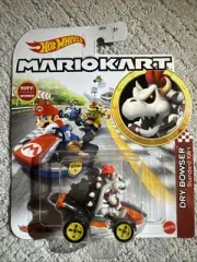 Hot Wheels Mario Kart Dry Bowser With Standard Mattel Nintendo Mariokart Rare