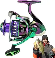 Fishing Reels Spin | Spin Reels for Fishing | Baitcaster Smooth Baitcasting Gear System for Catfish Bass Surf Inshore Trout