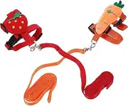 EXHUMKY 2 Sets Adjustable Rabbit Harness and Leash for Pets Lost Design for Hamsters Guinea Pigs and Ferrets Convenient Outdoor Supplies
