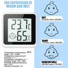 Digital LCD Indoor Car Thermometer Hygrometer Humidity Meter Monitor-Sensor ﻿