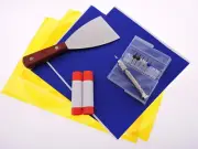 3D Printer Accessory Kit .3 .4 .5mm Blue Painter's Tape Kapton Tape Removal Tool
