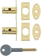 Yale Locks 8001 Security Bolts Brass Finish Visi Pack (2 Pack)