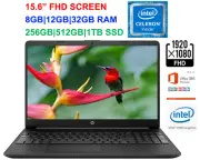 2022 HP 15.6" FHD Laptop Intel Celeron N4020, Up to 2.8GHz,16GB RAM &1TB SSD