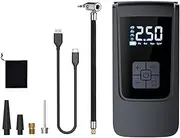 Daseeme Portable Car Air Pump 150PSI Air Compressor Handheld Electric Tire Inflator with LED Light Support Auto-Off Function for Car Motorcycle Bicycle Tires Balls