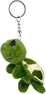 [Enyolidimk] Keychain Cute Interesting Expression Creative Cartoon Turtle Plush Pendant for Ornament, Car Key Holder Keychain, Stuffed Animals, Green, 1