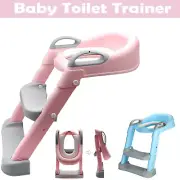 Potty Training Toilet Seat With Step Stool Ladder For Boys Girl Baby kids AUS