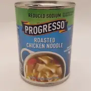 2 Cans Progresso Reduced Sodium Chicken Noodle Soup 18.5 Oz Can