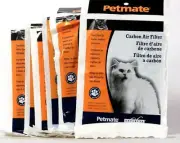 6 Count Petmate Stylette Carbon Air Filter Traps Odors For Fresh Litter Boxes