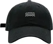 [Generic] Unisex Cotton Adjustable Baseball Cap, Hat, Men and Women Baseball Cap, Cute Caps, Wave Hats, Trendy Hats, Fashionable
