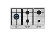 Tisira 90cm 5 Burner Stainless Steel Gas Cooktop With Wok Burner (TGWF93E)