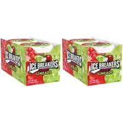 ICE BREAKERS CHERRY LIMEADE Sugar Free Mints Tins, 1.5 Oz. 2 Pack (16 Count)