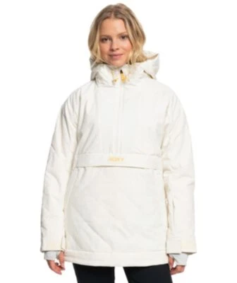 Roxy Women's Radiant Lines Overhead DryFlight Jacket, Egret, Large