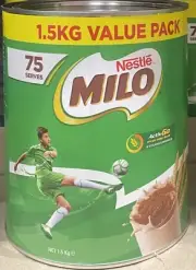 MILO MALTED DRINK BY NESTLE 1.5KG TIN