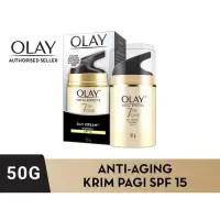 在飛比找蝦皮購物優惠-OLAY 玉蘭油面霜普通 50g 全效 7 合一日 Spf 