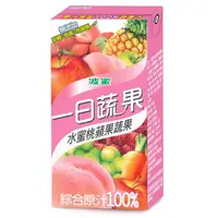 在飛比找momo購物網優惠-【波蜜】一日蔬果100%水蜜桃蘋果蔬果汁160mlx24入/