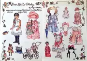 Our Little Gladys Magazine Paper Doll,1990, By Virginia O'Rourke, VTG