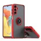 For Samsung Galaxy M14 5G, Luxury Shockproof Hybrid Armor Ring ClearCase Cover