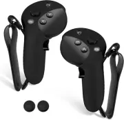 VR Silicone Controller Cover Compatible with Meta Quest Pro, Anti-Throw Handle S