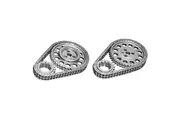 Rollmaster Double Row Timing Chain Set Nitrided With Torrington Bearing Suit Hemi Chrysler 6cyl 215-245-265, 3 Bolt Cam Sprocket