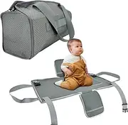 Toddler Airplane Bed Foldable Travel Bag, Soft Toddler Airplane Travel Essentials, Portable Plane Bed Foot Rest for Flights