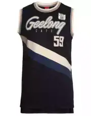 Geelong Cats AFL Mens Throwback Singlet Sizes S-3XL BNWT