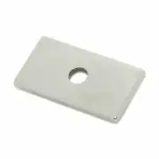 4X Super 75x20x5mm Hole 10mm dia. N45 Block Rectangular Neo Rare Earth Magnets