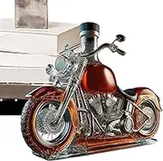 Wine Decanters - Motorcycle Glass Whisky Decanter Bottles - Vintage Beverage Dispenser Liquor Bottle for Drink Champagne Whisky Vodka Kitchen Men Desk Home Commercial
