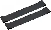 sourcing map Anti Slip Feature Chair Bands, Flexible Seating Elastic Latex Bands for Home Office, Half Fold Length 250mm, Thickness 1mm, Black Pack of 2
