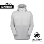 【MAMMUT 長毛象】GRANITE SO HOODED JACKET AF MEN 防潑水軟殼連帽外套 鉑金灰 男款 #1011-00322