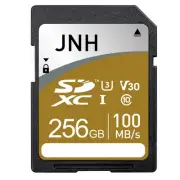 SD Card SDXC Card 256GB JNH UHS-I Ultra High Speed ​​100MB/s Class10 U3 V30 4K U