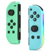 Replacement Controller for Switch: with RGB LED, Double Vibration, Wake-up, and Screenshot Functions