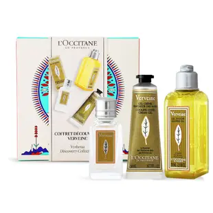 L'OCCITANE 歐舒丹 馬鞭草節慶香氛禮盒[淡香水+沐浴膠+護手乳]-平行輸入