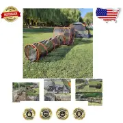 Large Portable Cat Tent and Tunnel Set - Ultimate Outdoor Playground for Cats