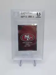 2017 Panini Album Stickers Team Logo San Francisco 49ers Team #434 BGS 8.5