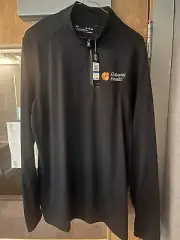 NEW-WITH-TAGS UNDER ARMOUR QUARTER-ZIP PULLOVER - BLACK - HEATGEAR - LOOSE - XL