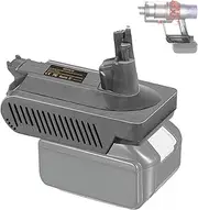 V10 Adapter for Makita 18V Lithium Battery Convert to for Dyson V10 SV12 Animal Absolute Motorhead Fluffy Total Cordless Stick Vacuum Cleaner (only Adapter)