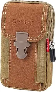 Running Waist Pack Phone Pouch Adjustable Belt Bag for Smartphones Outdoor Sports Fitness Jogging Cycling Hiking Adventure Work Travel Essential Gear Men Women