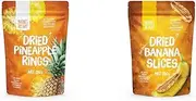 Nature's Delight Premium Dried Pineapple (200g) and Dried Banana Slices (250g) BUNDLE