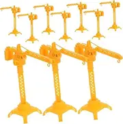 Sosoport 10PCS Tower Crane Set Portable Construction Vehicle for Indoor Educational Engineering Enhancing Creativity Logical Thinking for Boys
