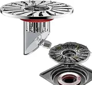 Shower Floor Drain | Drain Backflow Preventer - Easy Installation Stainless Steel Anti-Clogging Anti-backflow Drain Valve for Bathroom Floor Water Drainage