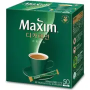 New Maxim Decaffeinated Korea Instant Coffee Mix Latte cream 11.8g 50 Sticks