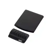 ELECOM Mouse Pad with Wrist Rest Support Comfy/Ergonomic Design/Reduce Wrist Fat