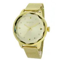 在飛比找Yahoo奇摩購物中心優惠-MANGO 閃耀都會不鏽鋼米蘭帶腕錶-MA6710L-13K