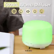 Essential Oil Diffuser Humidifier Timer Settings 7 Mood Colors Light Therapy