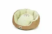 Petface Precious Paws Snuggle Plush Dog Bed with Removable Cushion 45cm