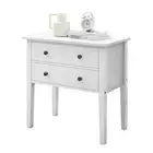 Sarantino Sven Bedside Table Night Stand White mdf Bedside Tables