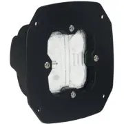 FLUSH MOUNT WITH DURALUX WORK LIGHT 4 LED 10 DEGREE