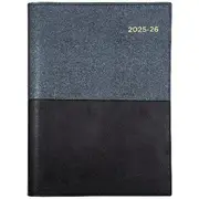 Collins A4 Day to Page Vanessa FY25/26 Diary Black