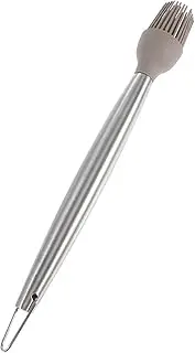 Grill Brush and Scraper Stainless Steel Silicone Baking Brush BBQ Tool for Even Liquid Application Fast Drying