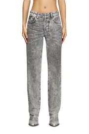 [Diesel] Diesel - Regular Jeans - 1989 D-Mine - Jeans - Woman - Grey 29 Grey